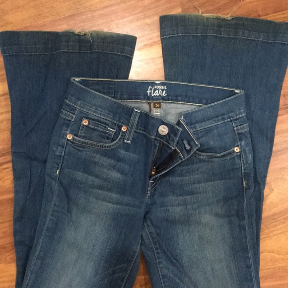 Wide Leg Fossil Jeans - Picture 6 of 6